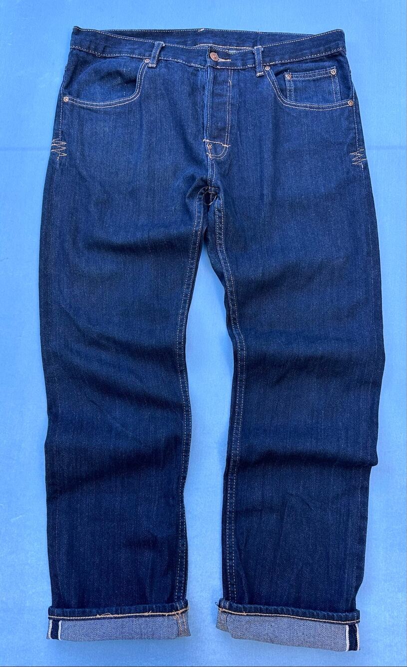 The Hundreds Men's Slim Fit Selvedge Denim Jeans Size 36 Dark Indigo Blue